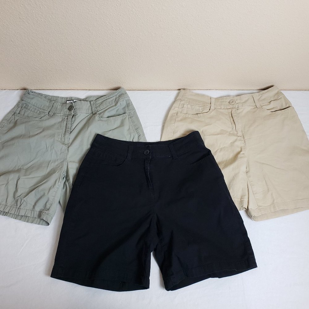 Croft & Barrow Three-Pair Shorts Lot